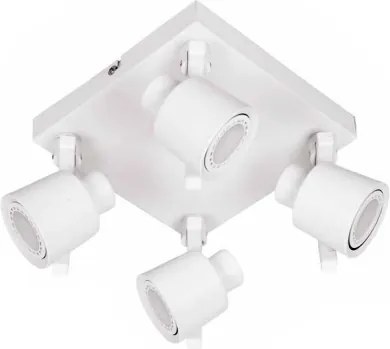 Spot négyzet alakú lámpa Adrilux FINA-4 Led fehér AL5 L28