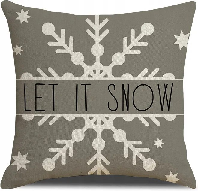 Karácsonyi Párnahuzat 45x45cm Dekoratív Álom Felirat