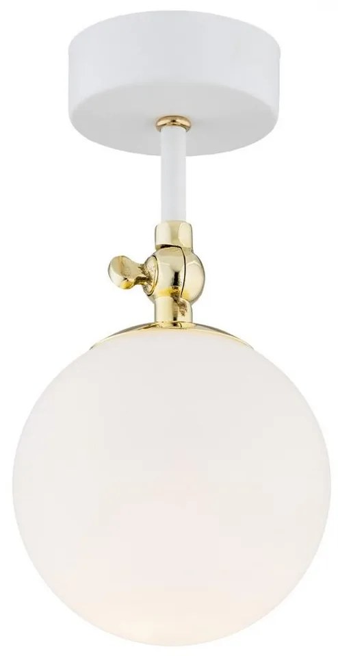 Argon 4002 - Fürdőszobai csillár LATINA 1xE14/7W/230V IP44 fehér/arany