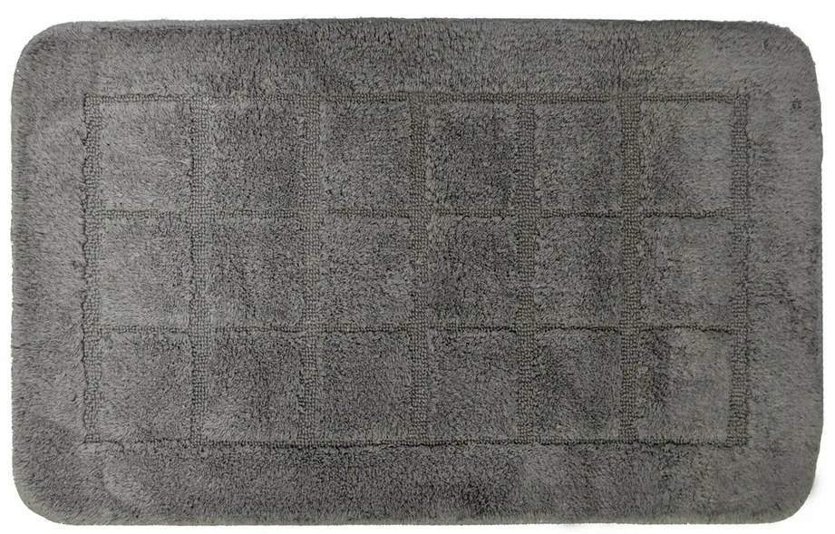 RIDDER 1712300 Delhi fürdőszoba szőnyegcsúszásgátlóval 50 x 80 cm, sötét szürke