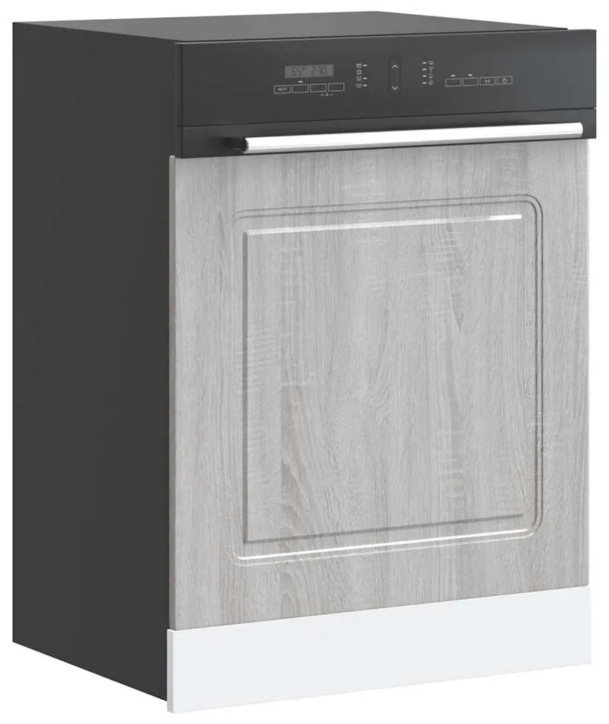mosogatógép panel Kalmar szürke sonoma 60x1,5x67 cm gépi fa