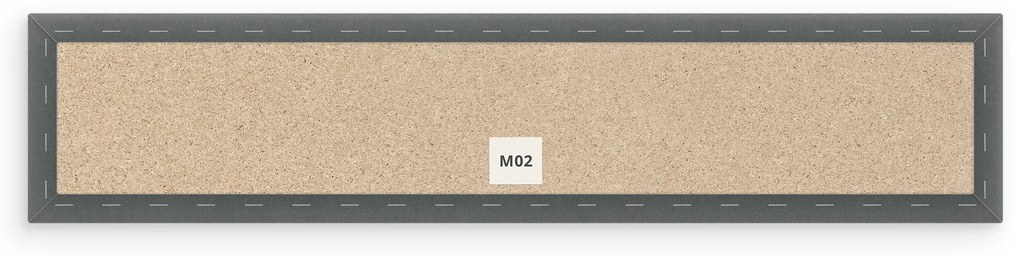 Bársony kárpitozott panel - Téglalap - 50x15cm Szín: Fekete