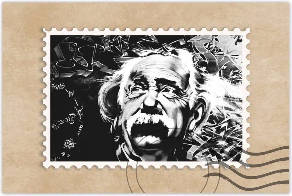 Poszterek 60x40 Albert Einstein Graffiti