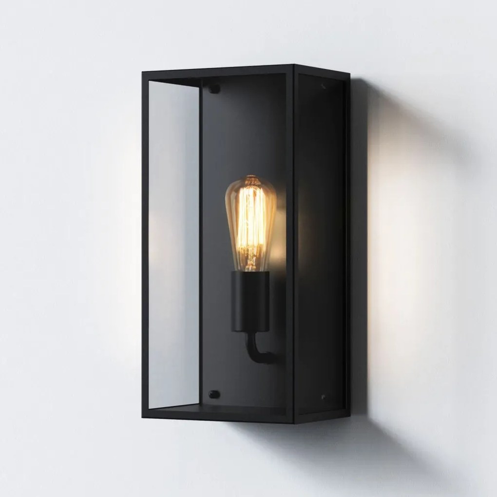 ASTRO LIGHTING 1183028 MESSINA Klasszikus Kültéri Fali Lámpa Fekete E27 IP44