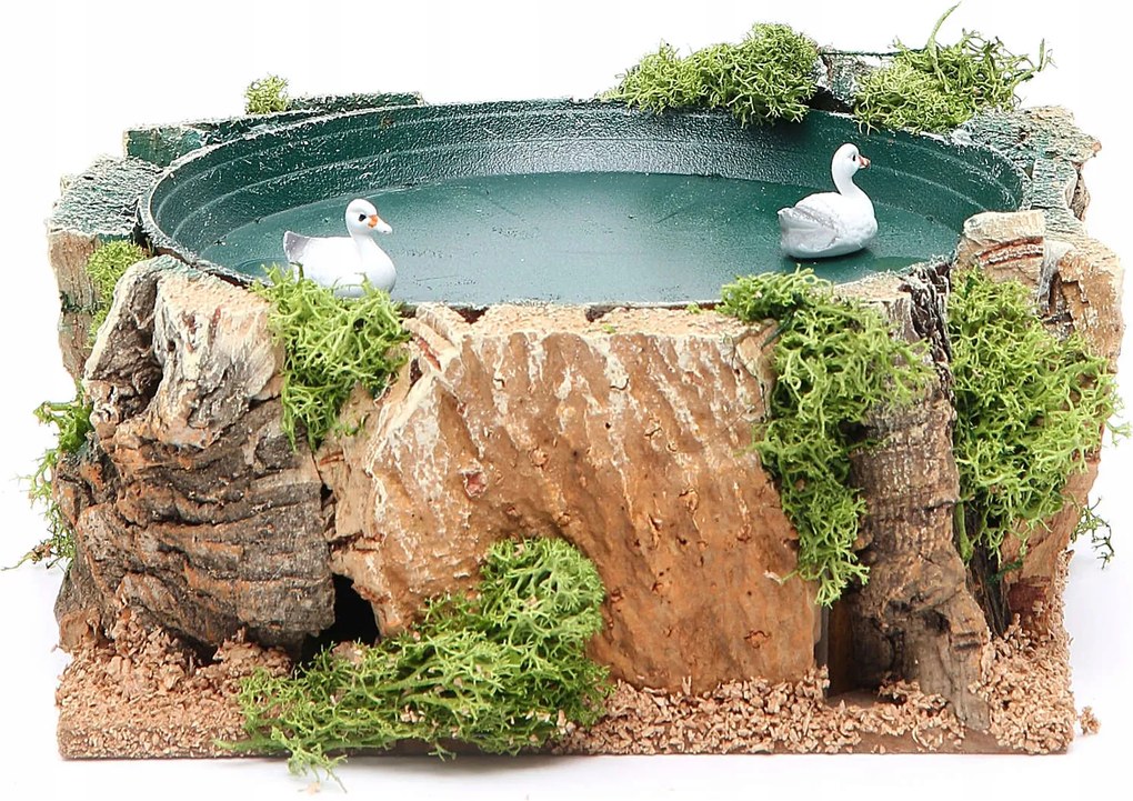 Mozgatható Betlehem Figura 'tó Kacsákkal' 12cm magas figurákhoz