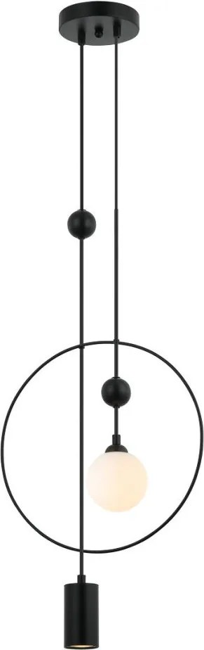 ITALUX PND-428892-BK TROSTI Egyágú Függesztett Lámpa Fém G9, GU10 IP20