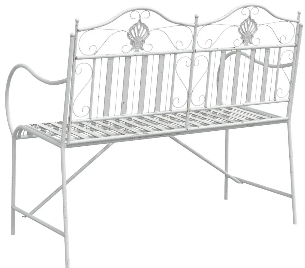 Pad Fehér Fém 103,5 x 59 x 89 cm Tartós Kültéri pad