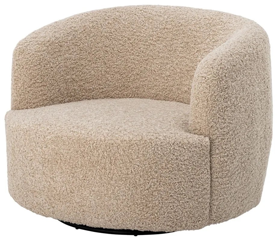 Bézs buklé fotel Bocca – Bloomingville