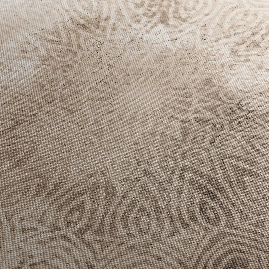 Kép - Mandala (órával) (90x30 cm)