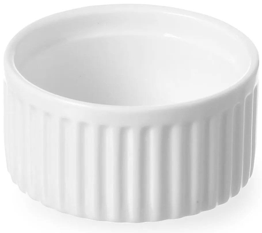 Fehér porcelán sütőtálka, ø 12 cm - Hendi