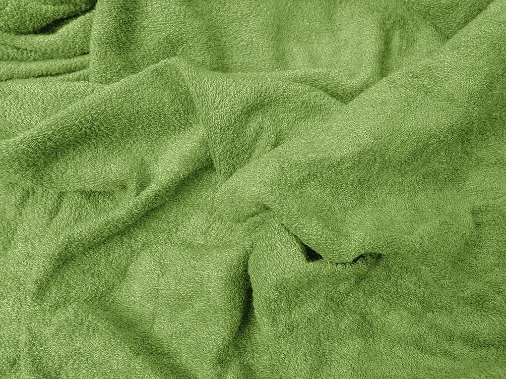 Frottír zöld lepedő EXCLUSIVE 180x200 cm