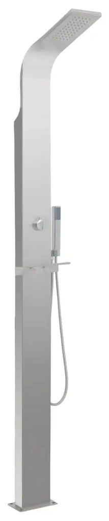 vidaXL ívelt rozsdamentes acél kültéri zuhany