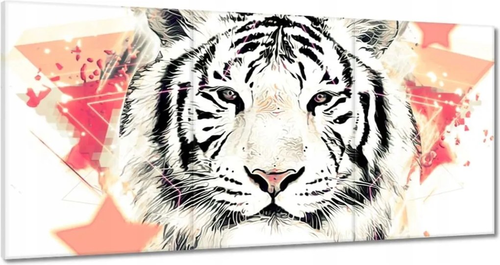 Vászonkép 180x90 Tigrisfej