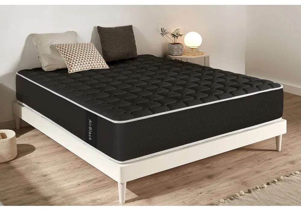 Kemény hab matrac 200x200 cm Air Black – Moonia