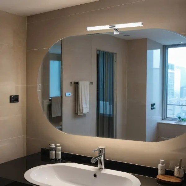 LED fürdőszobai tükörvilágítás 2 az 1-ben APA LED/6W/230V 40 cm IP44 fényes króm
