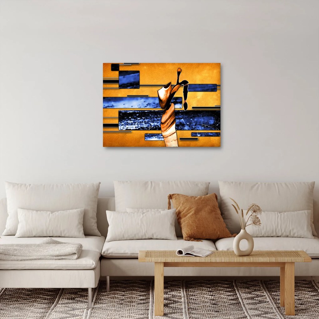 Egy absztrakt festmény képe (70x50 cm)