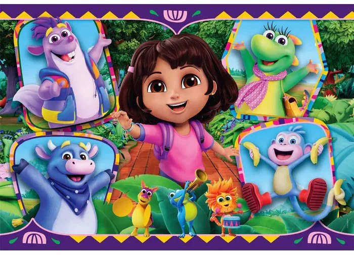 Dóra, a felfedező Journey 104 db-os maxi puzzle Clementoni