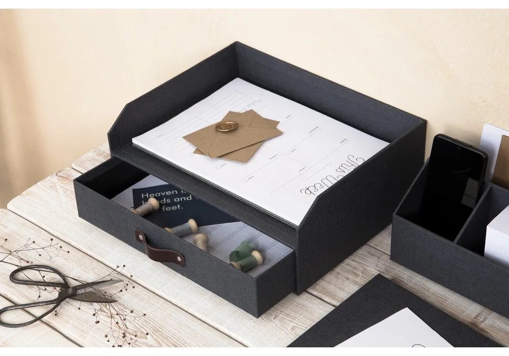 Karton fiókos rendszerező dokumentumokhoz Walter – Bigso Box of Sweden