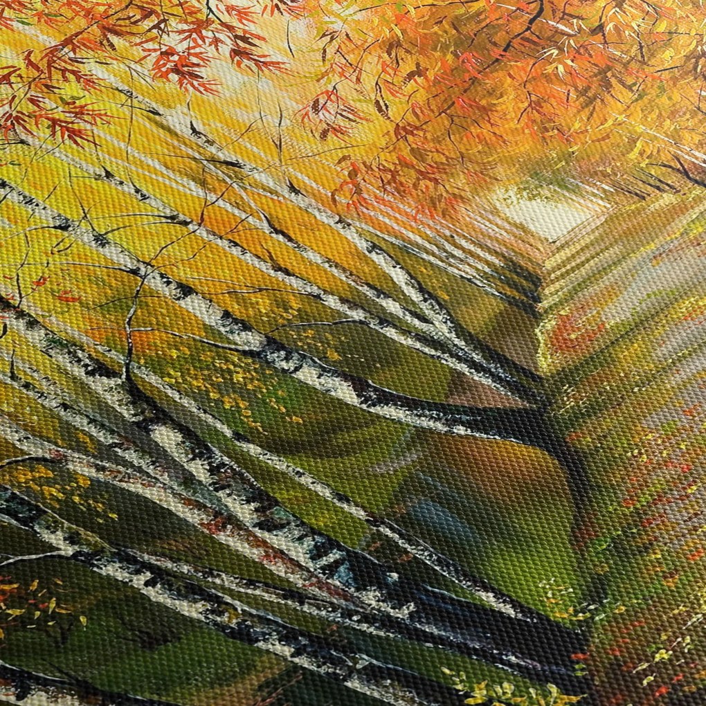 Kép - Egy romantikus sugárút a víz mentén. (120x50 cm)