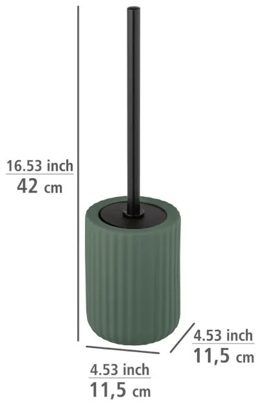 WENKO 24808100 - WC kefe BELLUNO 11,5x42 cm zöld/fekete