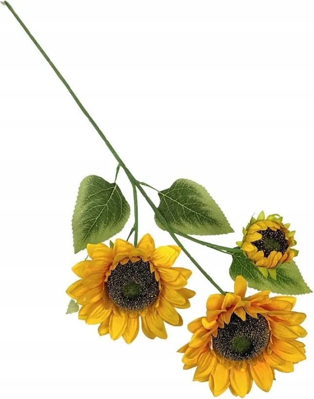Napraforgó nagy ág 85 cm mű napraforgó
