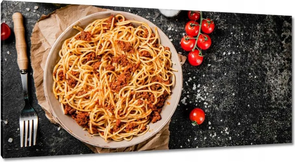 Vászonképek 115x55 Klasszikus spagetti