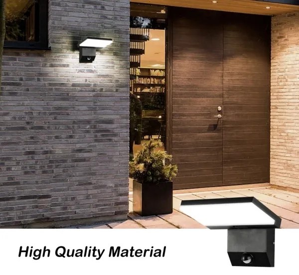 Immax 08513L - LED kültéri fali lámpa mozgásérzékelővel MODERN LED/18W/230V IP65