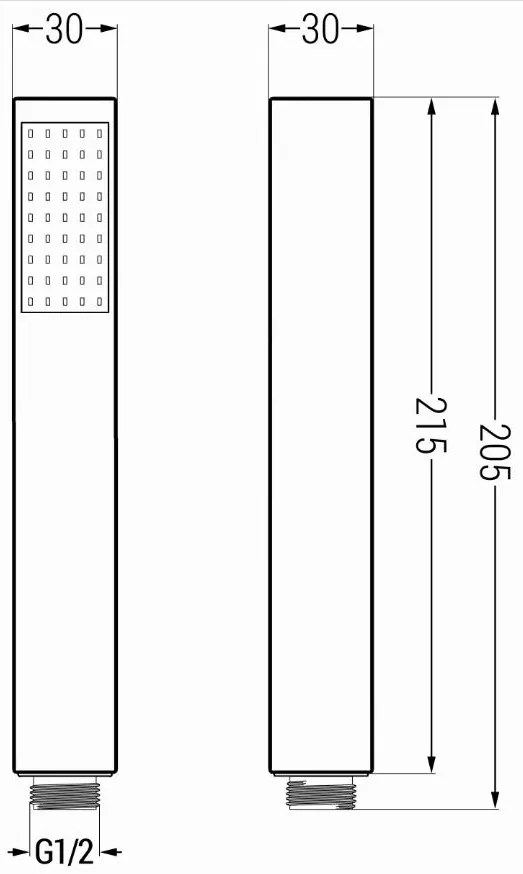 Mexen tartozékok - 1 pontos kézizuhany készlet R-77, arany, 785776052-50