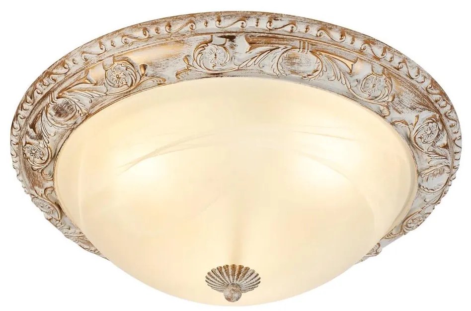 Brilagi - Mennyezeti lámpa ARIADNA 3xE27/60W/230V arany/krémes/patinás