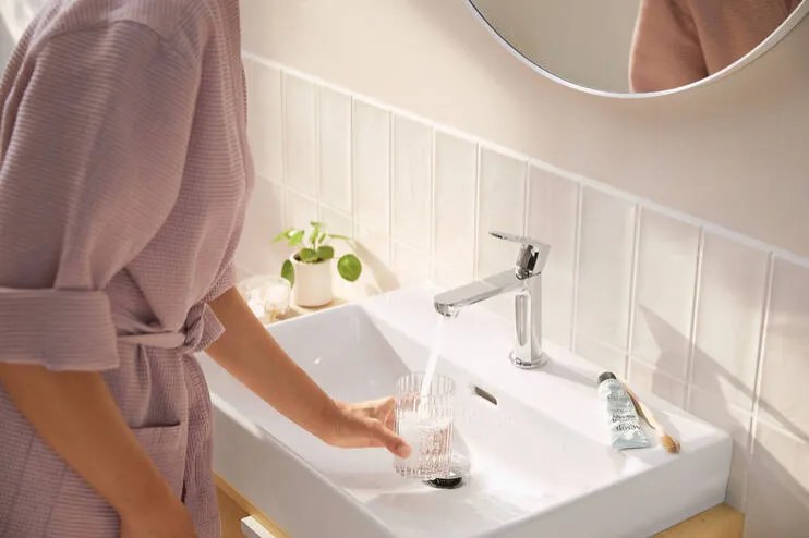 Hansgrohe Rebris S, mosdócsaptelep 110 hulladékkészlet nélkül, CoolStart, króm, 72520000