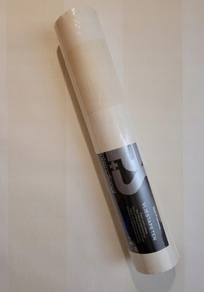 Fali tapéta csíkos krém-bézs 2389-10