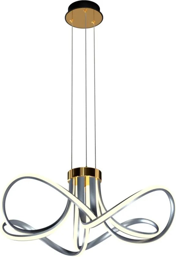 Zuma Line ABRO MD5520-4-3BGBDT Függőlámpa 1x45W/LED 3000K 5300lm IP20