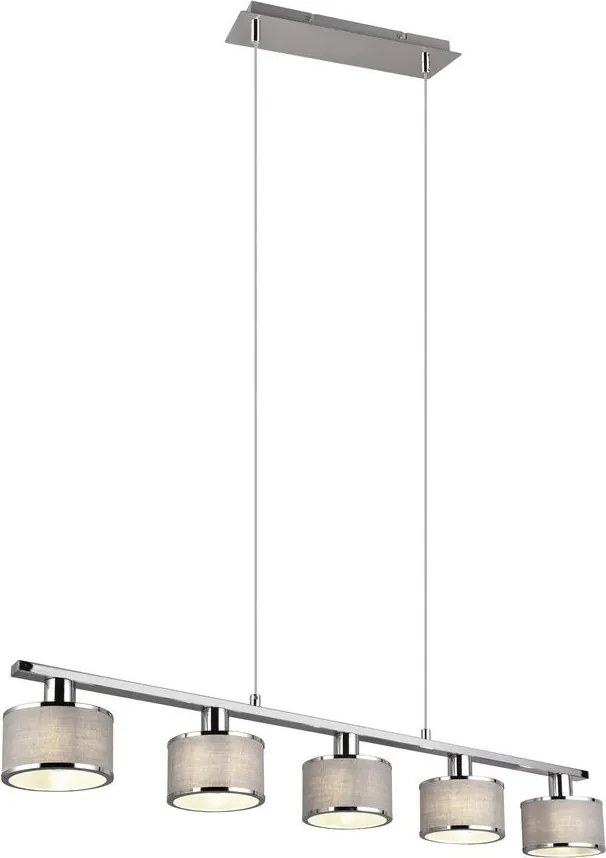 TRIO 311600506 KAPRUN Többágú Függesztett Lámpa Ezüst E14 IP20