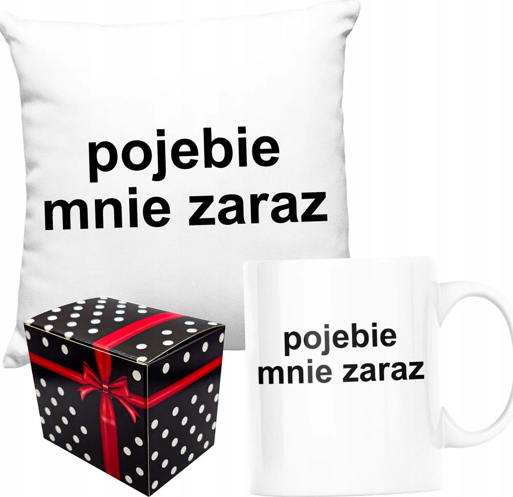 Mesterséges Szett Ajándékba Karácsonyi Párna Bögre Lengyel