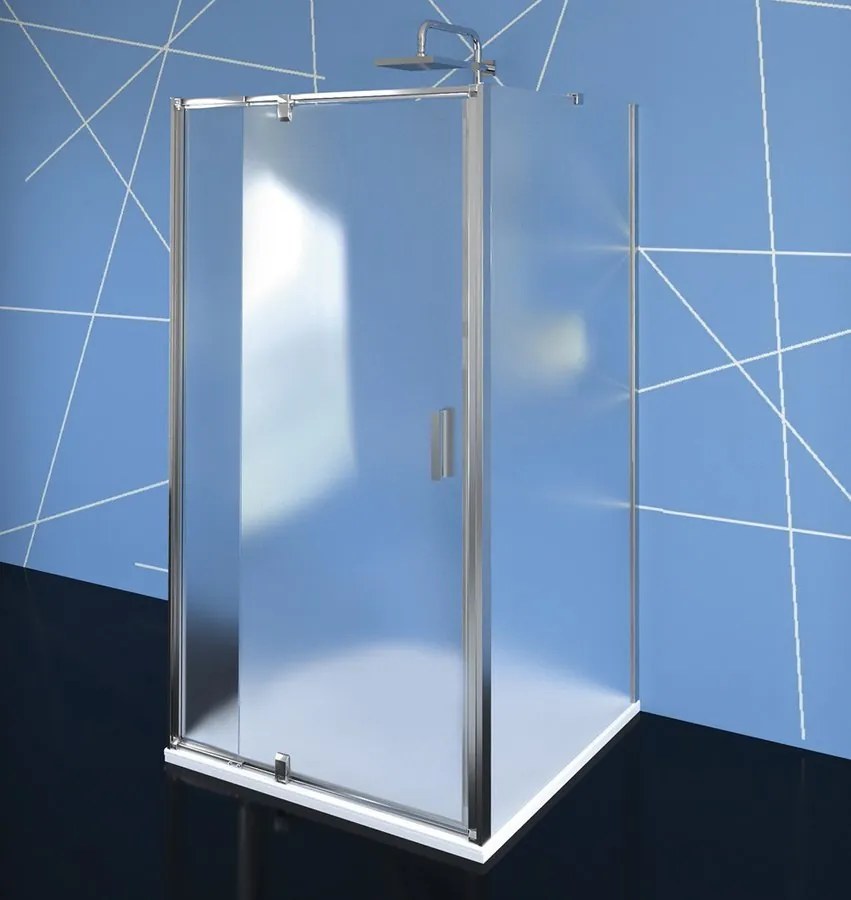 Polysan, EASY LINE zuhanykabin három falú 800-900x800mm, forgóajtós bal / jobb változat, Tégla üveg, EL1638EL3238EL3238