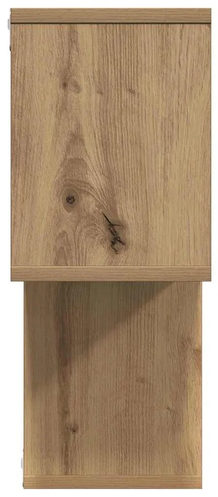 Fali Polc polcokkal kézműves tölgy 100 x 20 x 53 cm Faanyag
