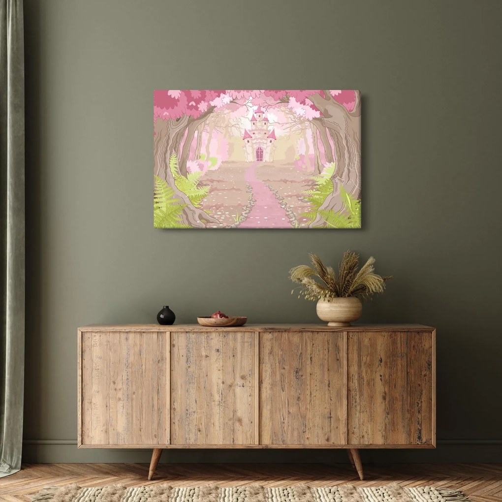 Kép - Utazás a rózsaszín királyságba (90x60 cm)