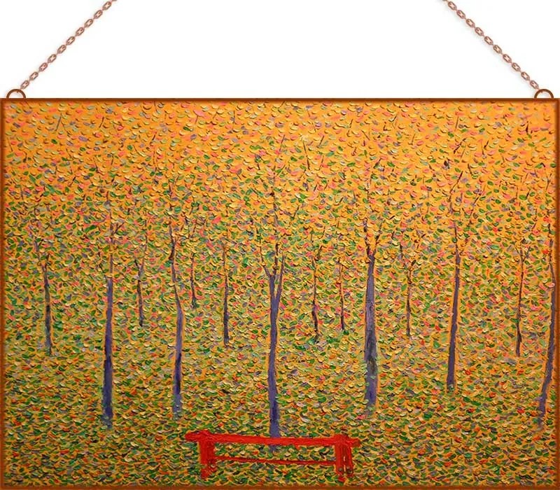 Georges-Pierre Seurat festménye üvegkép, falikép