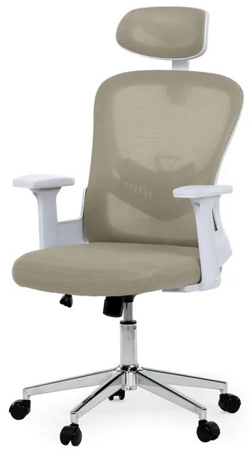 Bézs Hálós Irodai Szék, Hinta Mechanikával. KA-K2031 BGE