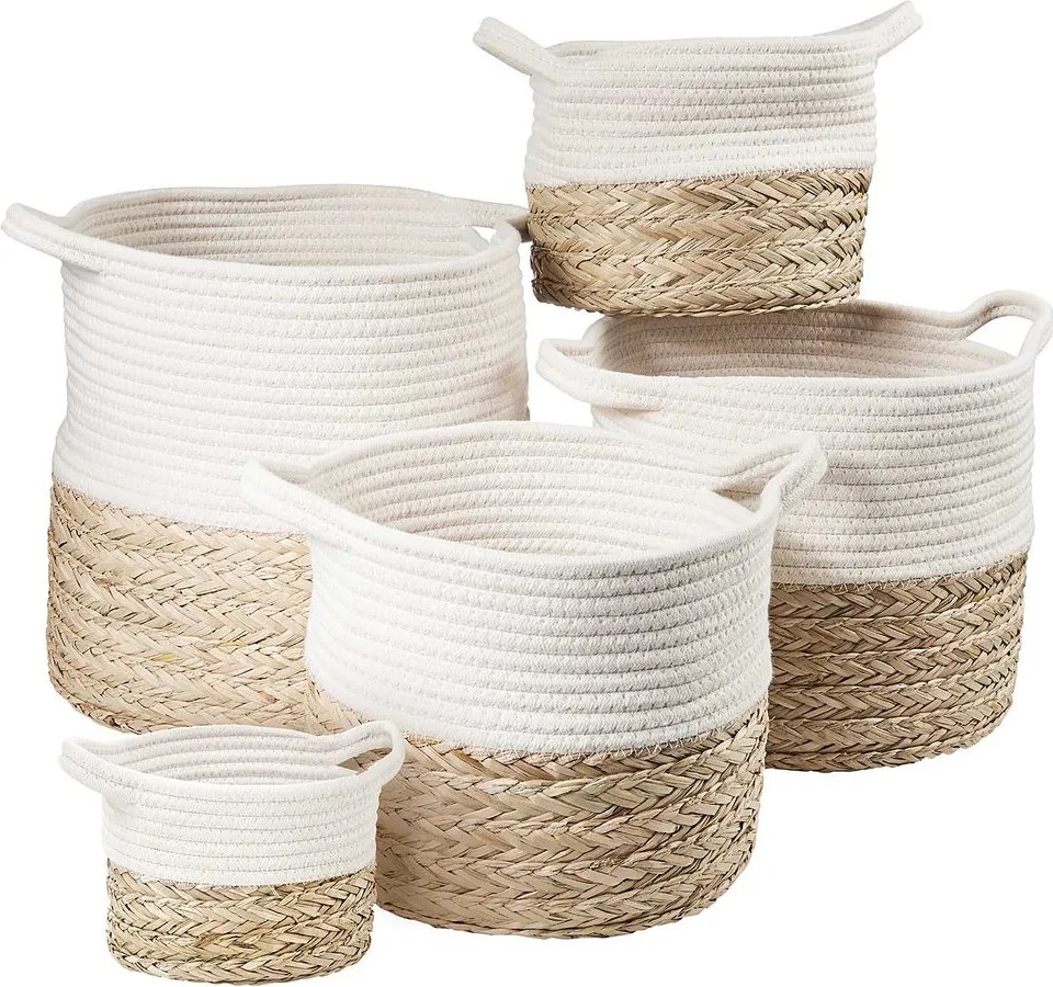 COTTON BRAID kosár, Ø 26 cm