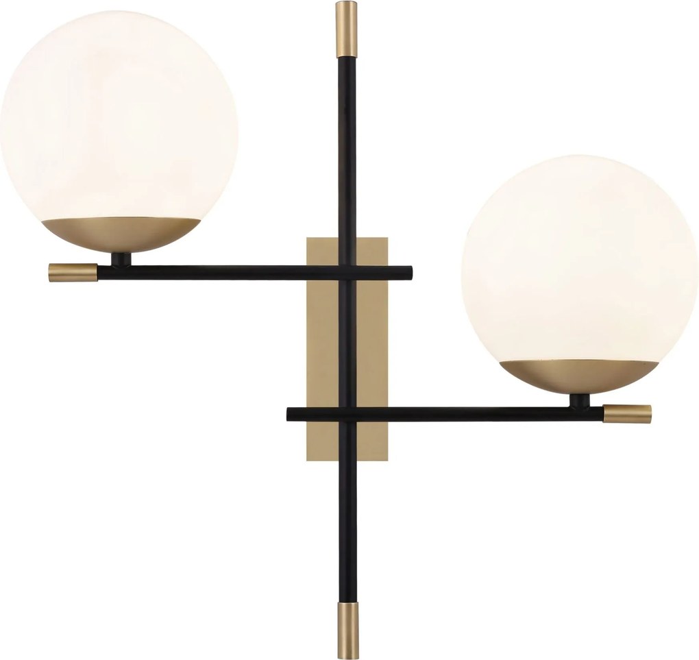 Maytoni modern fali lámpa nostalgia fehér fekete matt arany mymod048wl-02g
