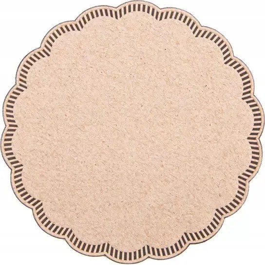 Papír poháralátét barna eldobható Bio 9 cm 250 db