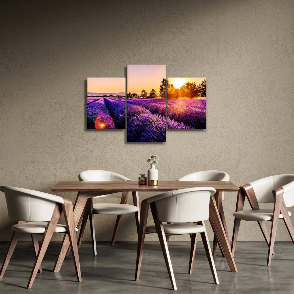 A levendula mező képe, Provence (90x60 cm)