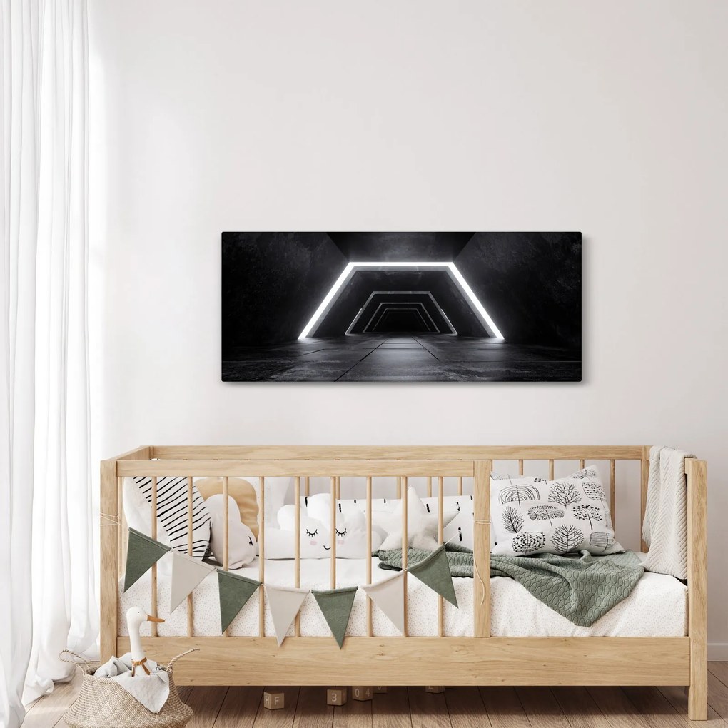 Kép - Futurisztikus alagút (120x50 cm)