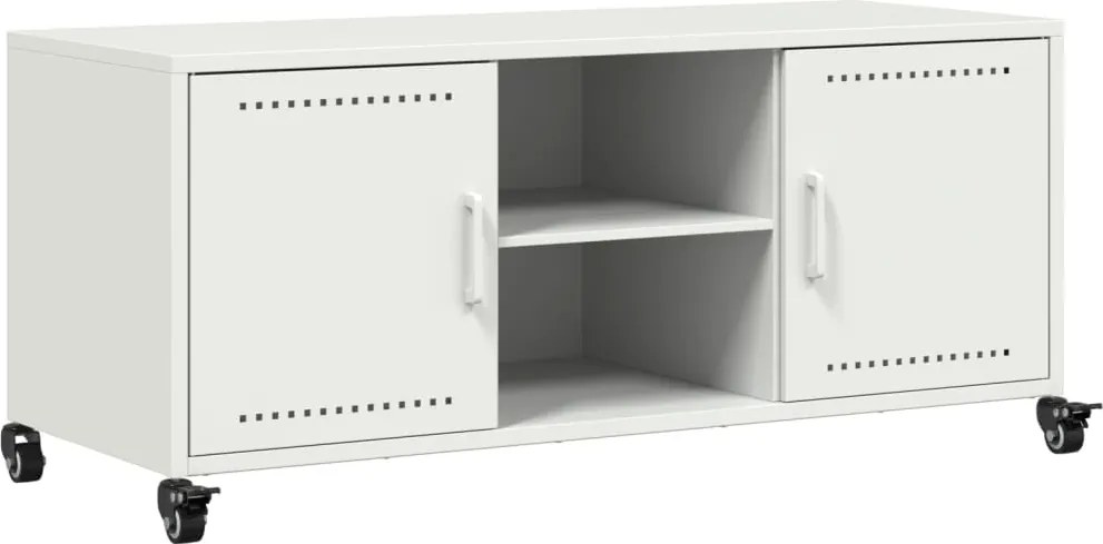 vidaXL fehér acél TV-szekrény 100,5 x 39 x 43,5 cm