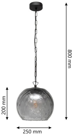 Csillár zsinóron MARILLA 1xE27/15W/230V