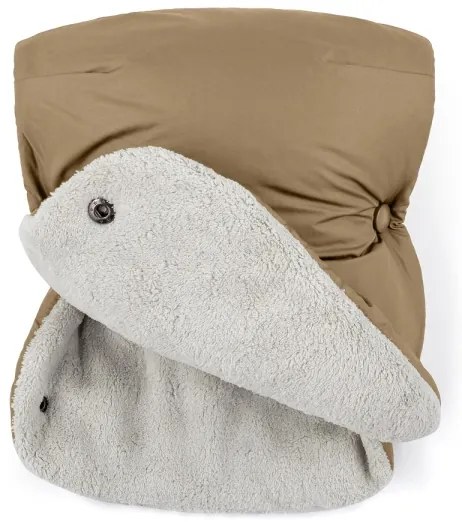 PETITE&MARS 3v1 fusak JIBOT + rukávníky, barna, gyerek babakocsihoz