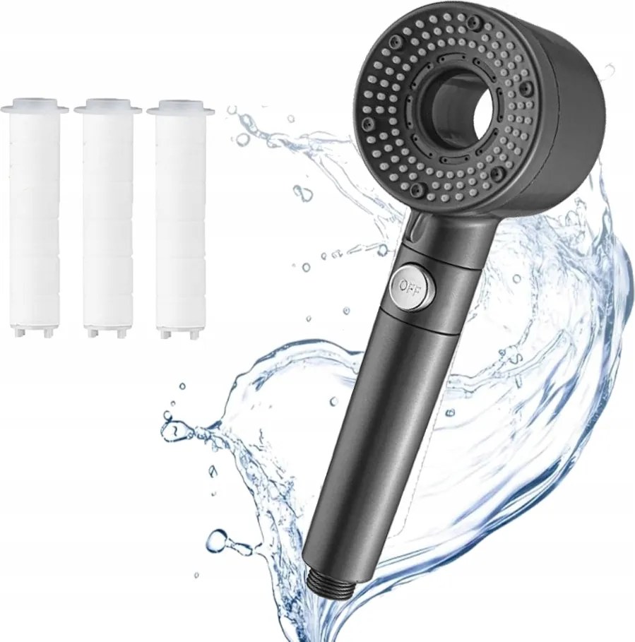 Zuhanyfej Zuhanyszűrő 5 funkciós Zuhanykabin