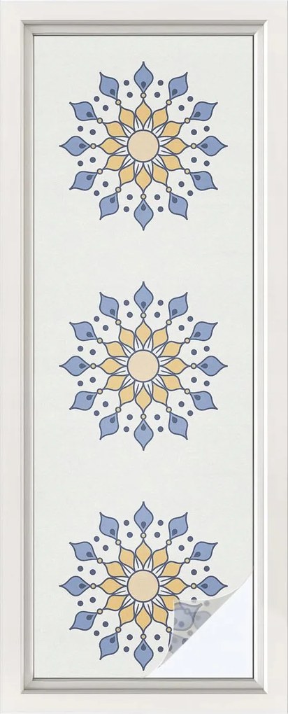 Ablakfólia Öntapadós Adatvédelem Dekoratív mandala 50x146
