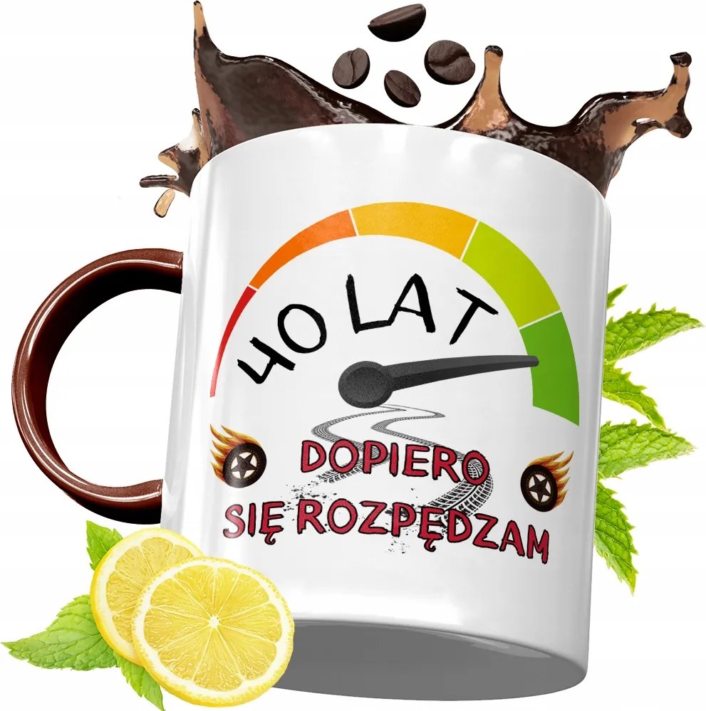 Bordó Bögre 40 Születésnapra Ajándék fényképes nyomtatással